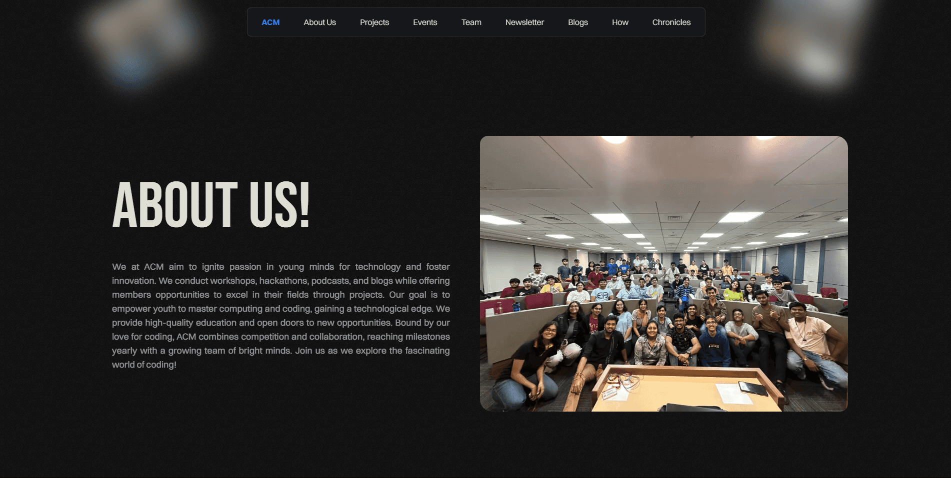 ACM MPSTME Website